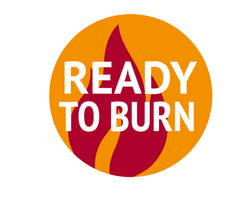 Woodsure ready to burn logo